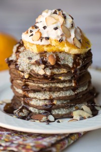 Chocolate Orange Protein Pancakes