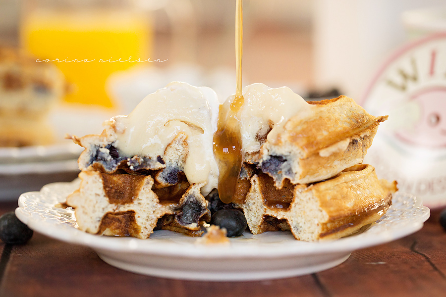 Corina Nielsen- Blueberry Cake Batter Waffles-6