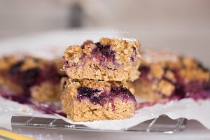 Peanut Butter & Jelly Crumble Bars