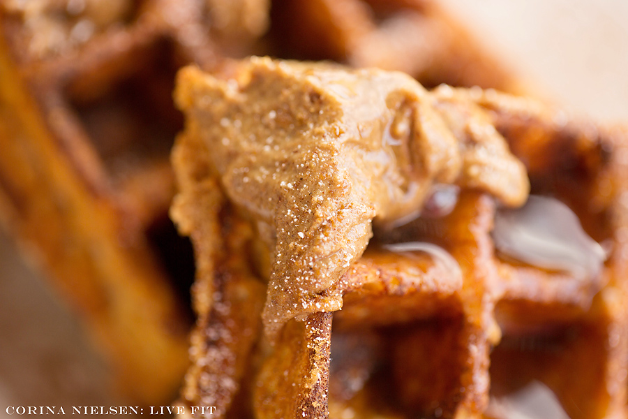 pumpkin spice protein waffles