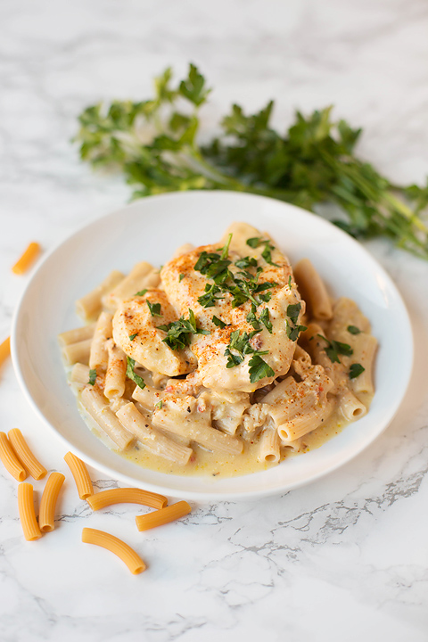 Healthy Creamy Italian Crockpot Chicken - Nourish | Empower | Fulfilled