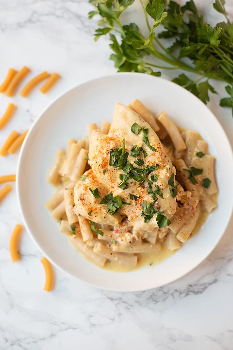 Healthy Creamy Italian Crockpot Chicken - Nourish | Empower | Fulfilled