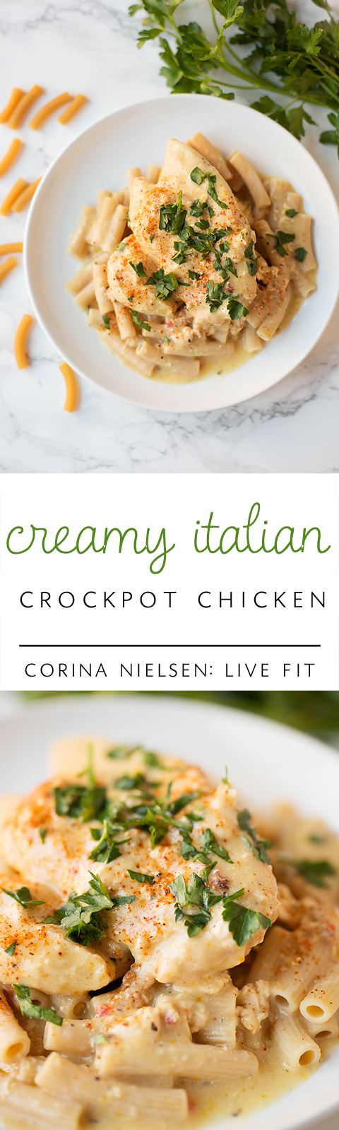 Creamy Italian Crockpot Chicken