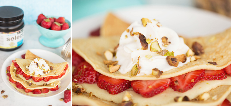 Strawberry Crepes: Corina Nielsen- Live Fit