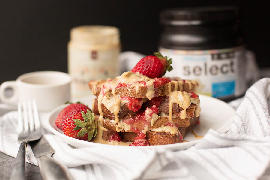 Peanut Butter & Jelly Protein French Toast