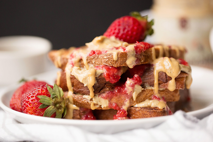 Peanut Butter & Jelly Protein French Toast