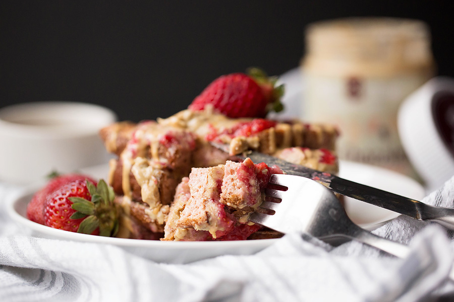 Peanut Butter & Jelly Protein French Toast