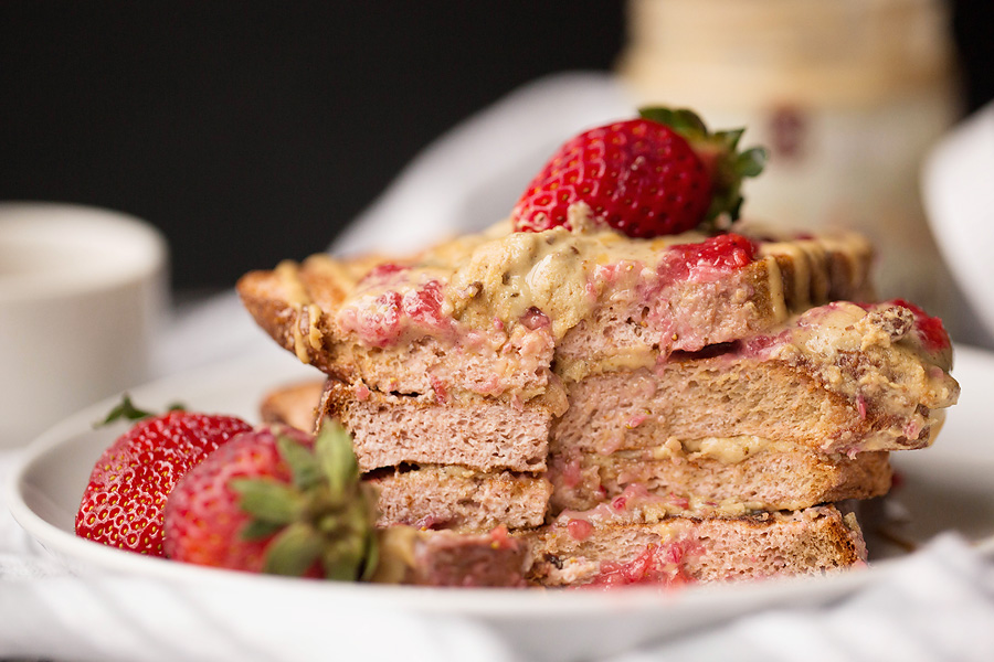 Peanut Butter & Jelly Protein French Toast