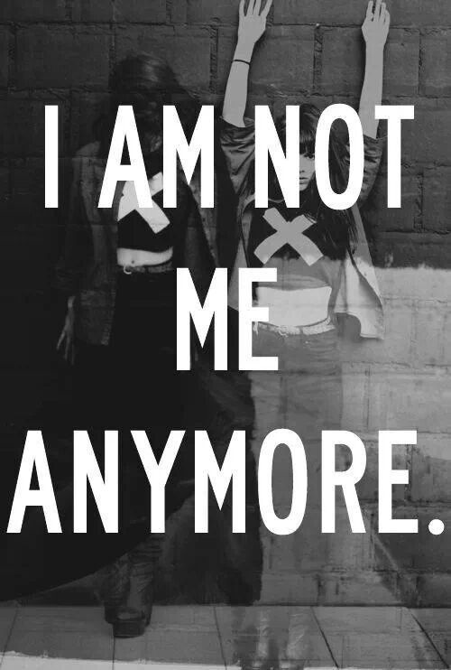 I am not me anymore