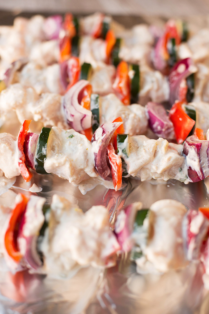 Healthy Greek Chicken Kabobs