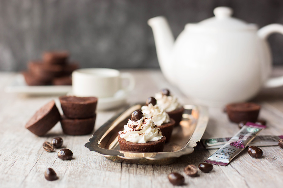 Whole Grain Espresso Brownie Bites