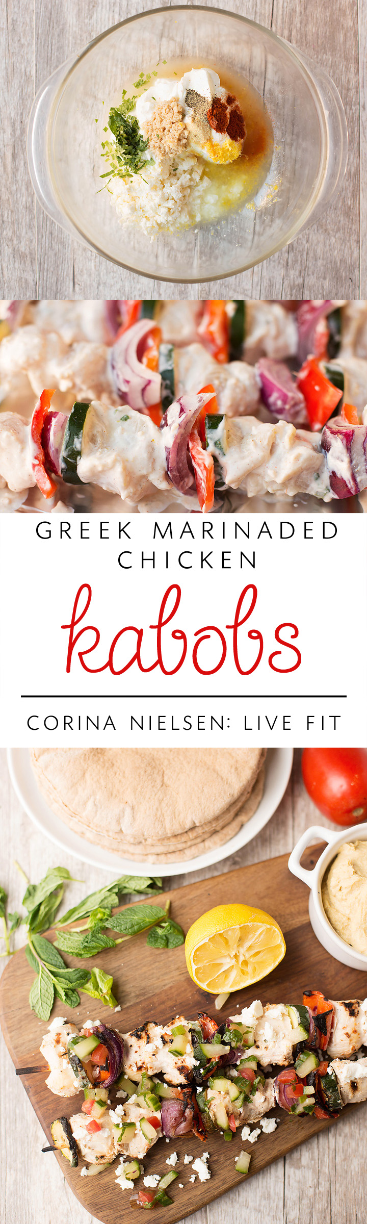 Greek Chicken Kabobs