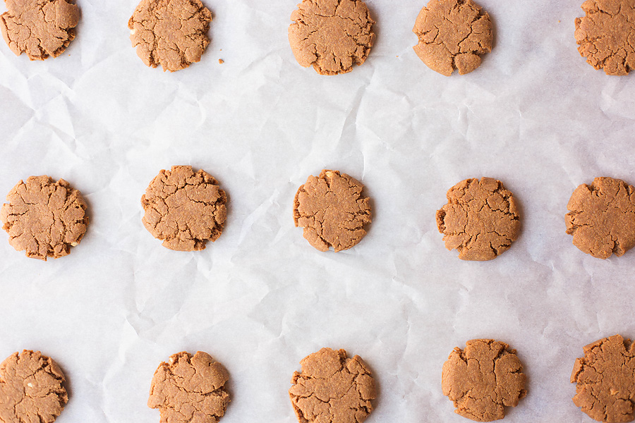 CHOCOLATE DIPPED PEANUT BUTTER COOKIES