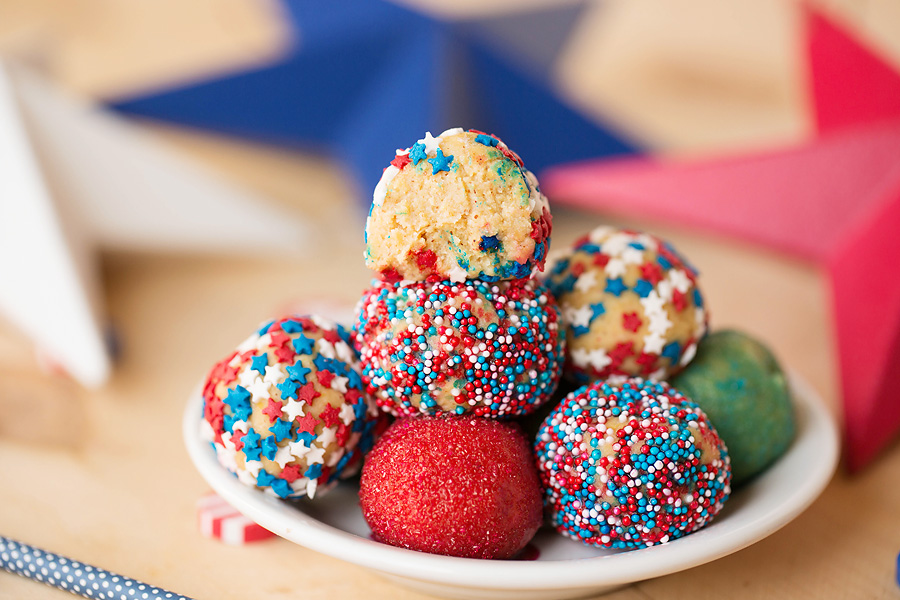 Sugar Cookie Protein Truffles