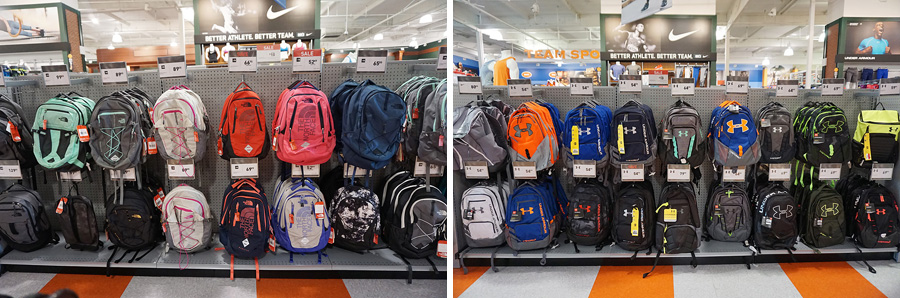 backpacks at dick's sporting goods