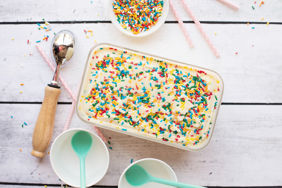 Cake Batter Protein Frozen Yogurt