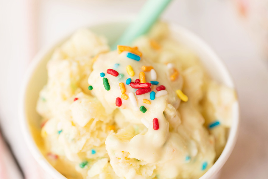 Cake Batter Protein Frozen Yogurt