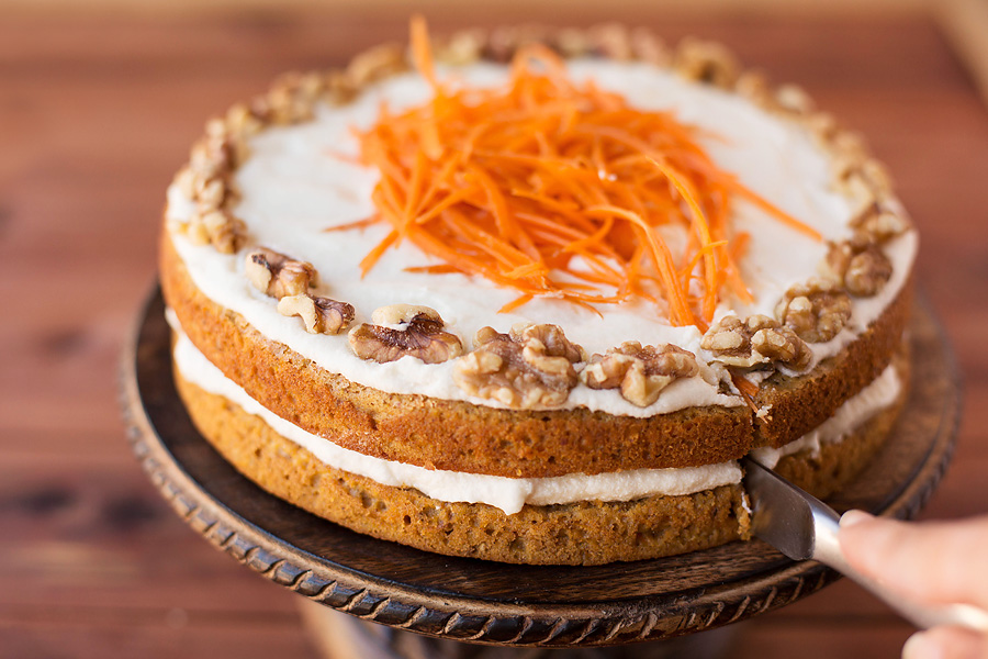 Low Sugar Carrot Cake