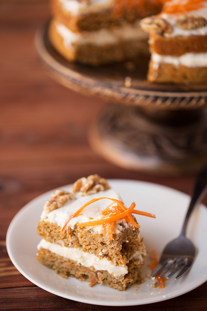 Low Sugar Carrot Cake