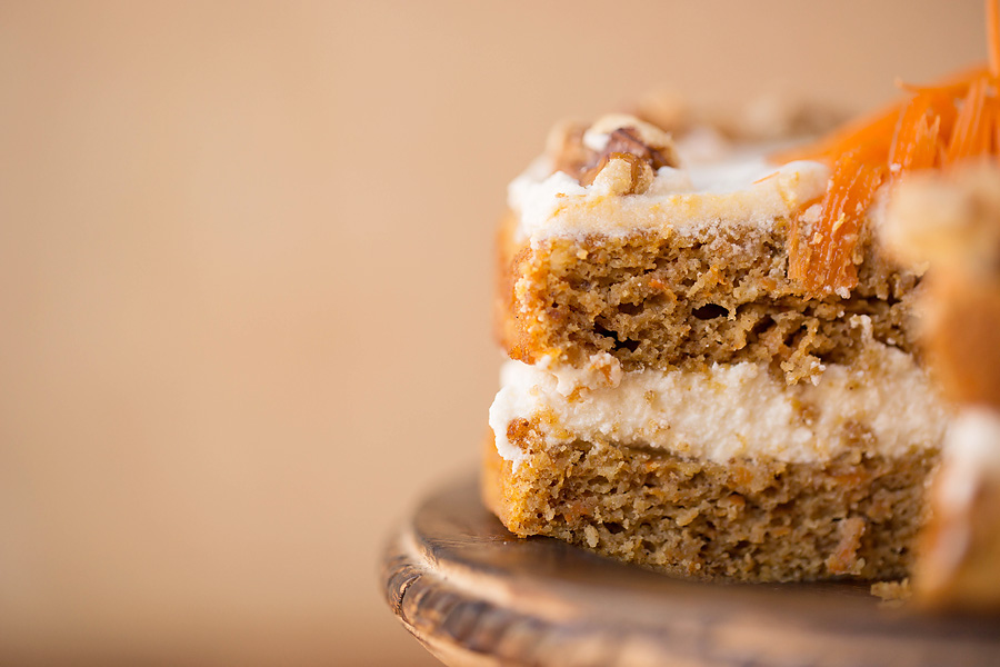 Low Sugar Carrot Cake