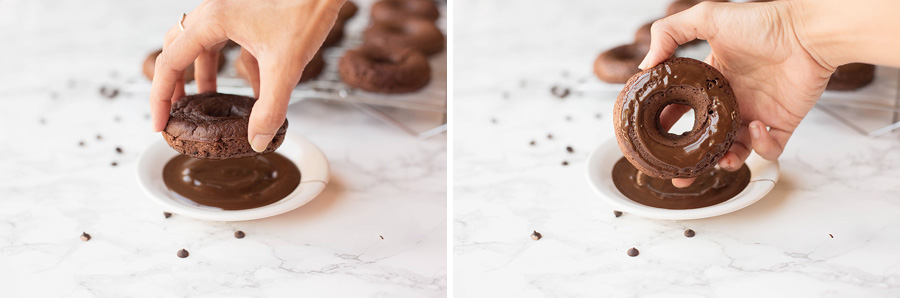 Chocolate Protein Donuts