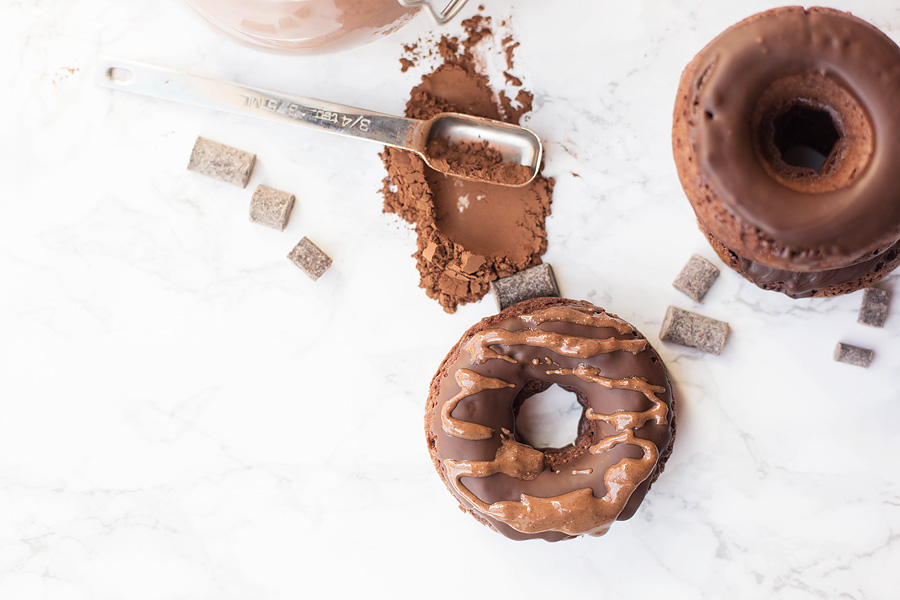 Chocolate Protein Donuts