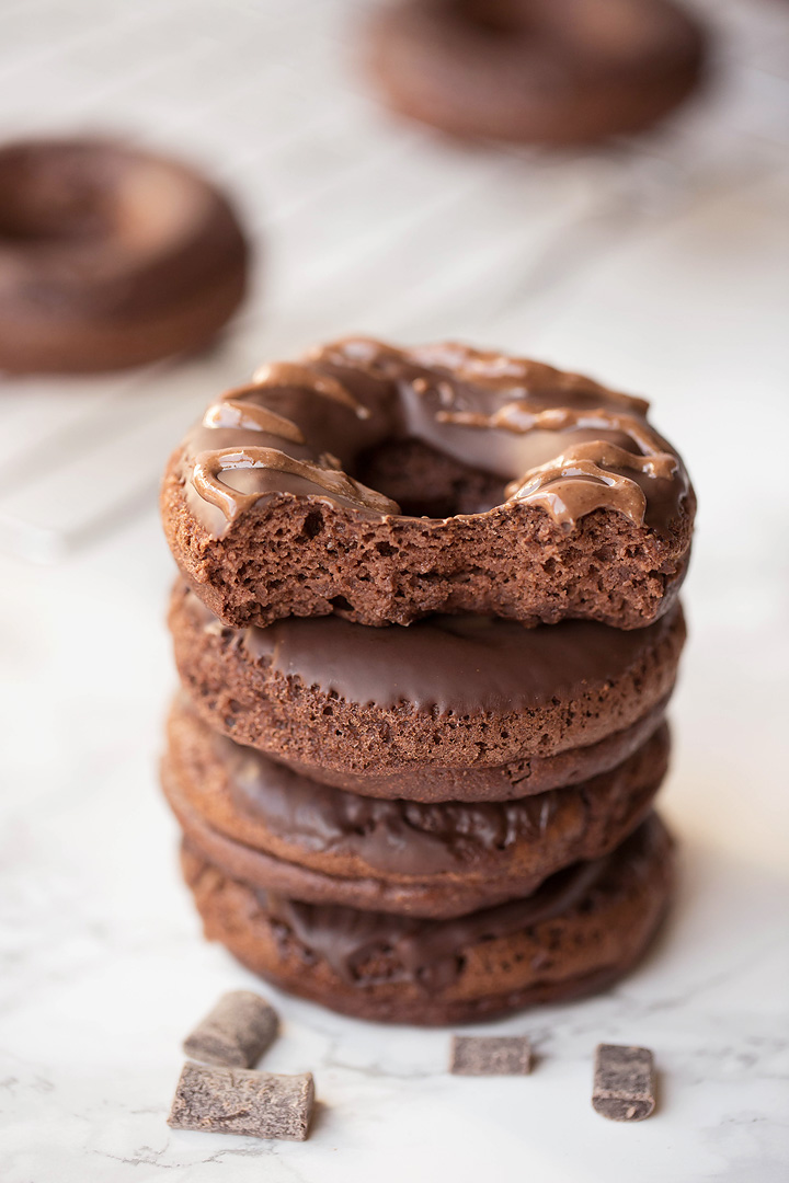 Chocolate Protein Donuts