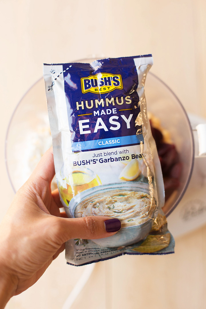Easy Beet Hummus