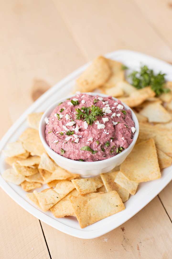 Easy Beet Hummus