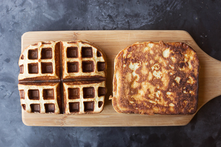 Fig & Bacon Jam Stuffed French Toast