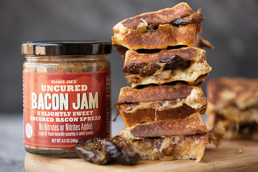 Fig & Bacon Jam Stuffed French Toast