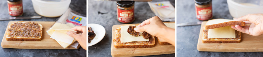 Fig & Bacon Jam Stuffed French Toast