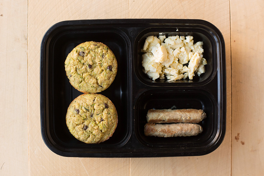 Zucchini Oat Chocolate Chip Muffins