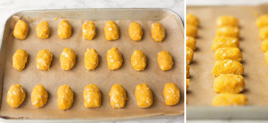 Spaghetti Squash Tater Tots