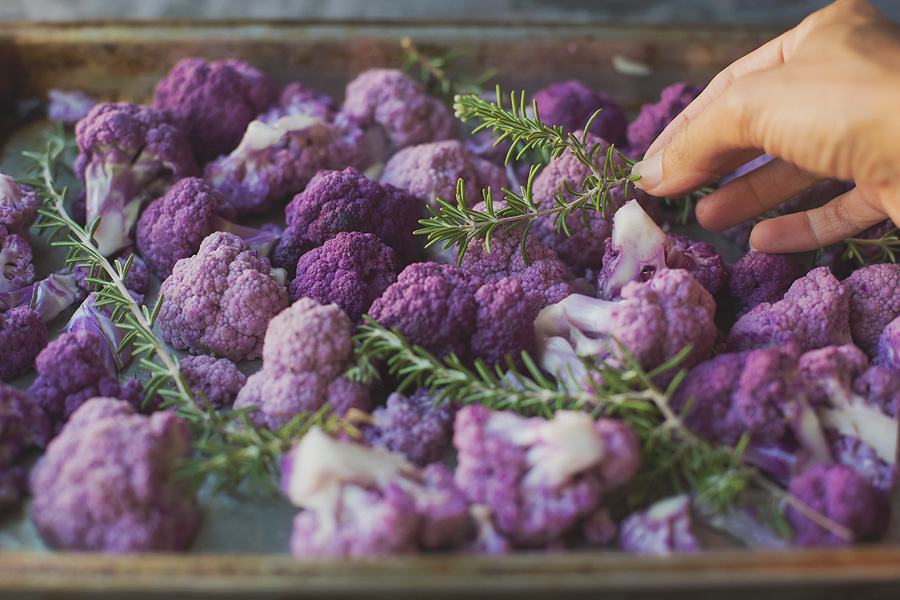 Roasted Cauliflower & Garlic Mash