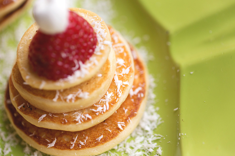 Santa Hat Pancakes