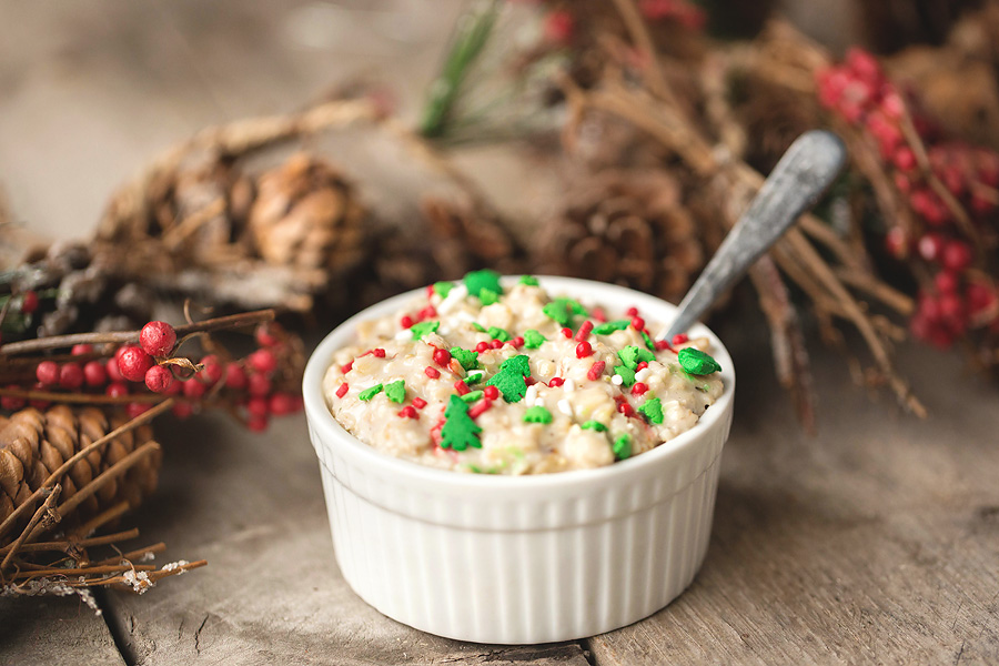 Healthy Frosted Sugar Cookie Oats