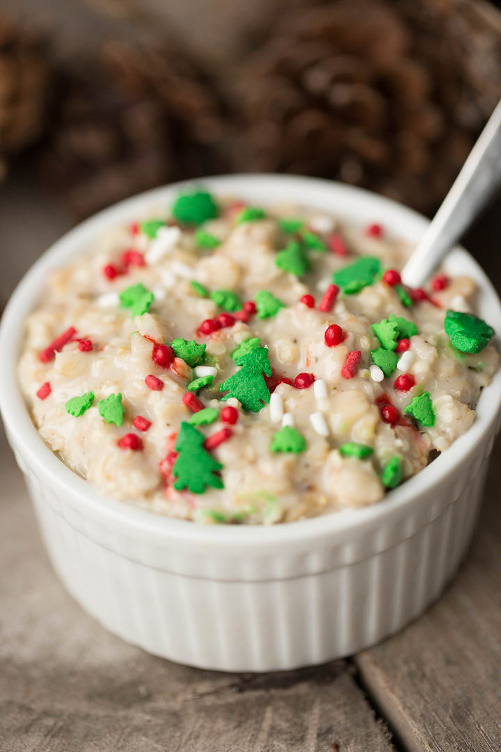 Healthy Frosted Sugar Cookie Oats