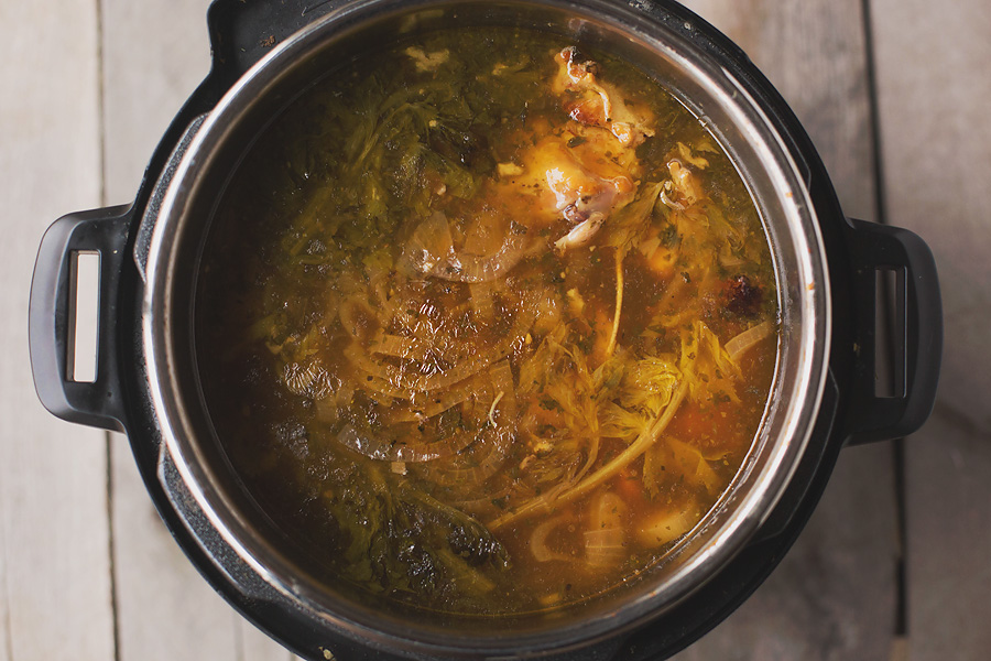 Instant Pot Chicken Bone Broth