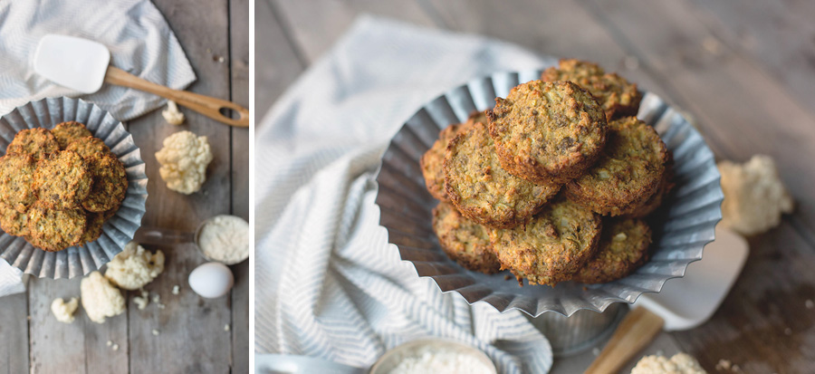 Keto Breakfast Sausage Cauliflower Muffins