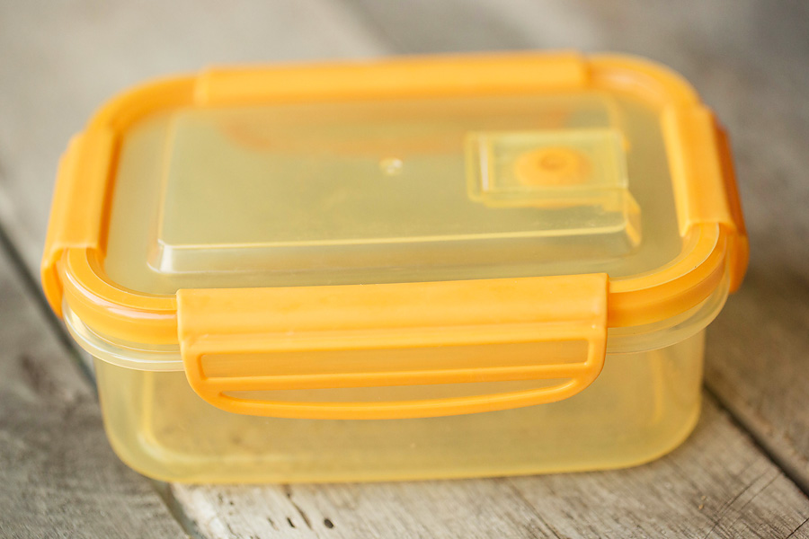 Yellow Heated Lunch Box