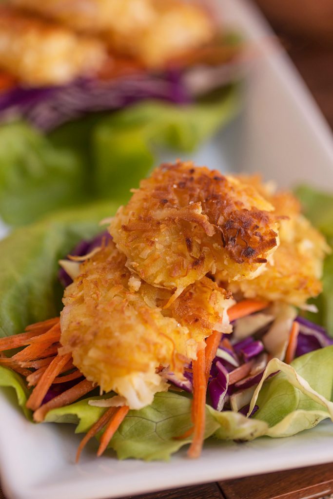 Grain Free Low Carb Coconut Shrimp - Nourish | Empower | Fulfilled