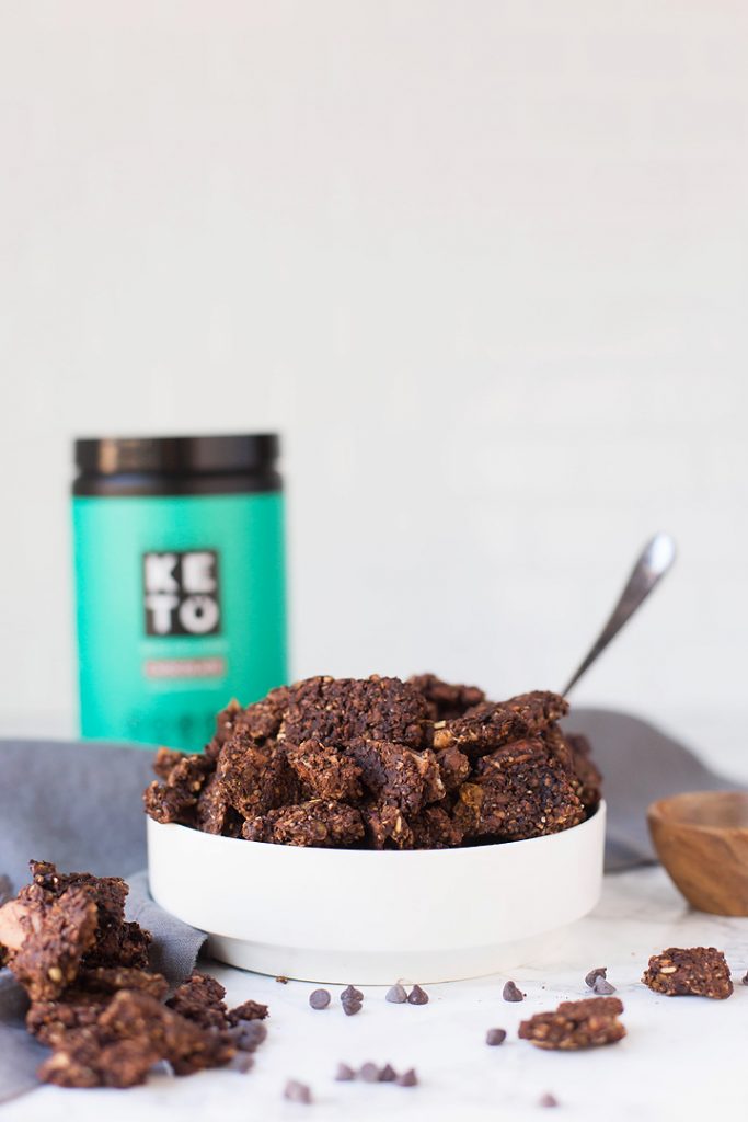 Chunky Chocolate Keto Granola Nourish Empower Fulfilled